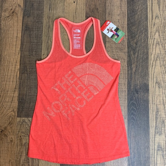 The North Face Women’s Racerback Logo Tank Top Sz Small - Picture 1 of 8